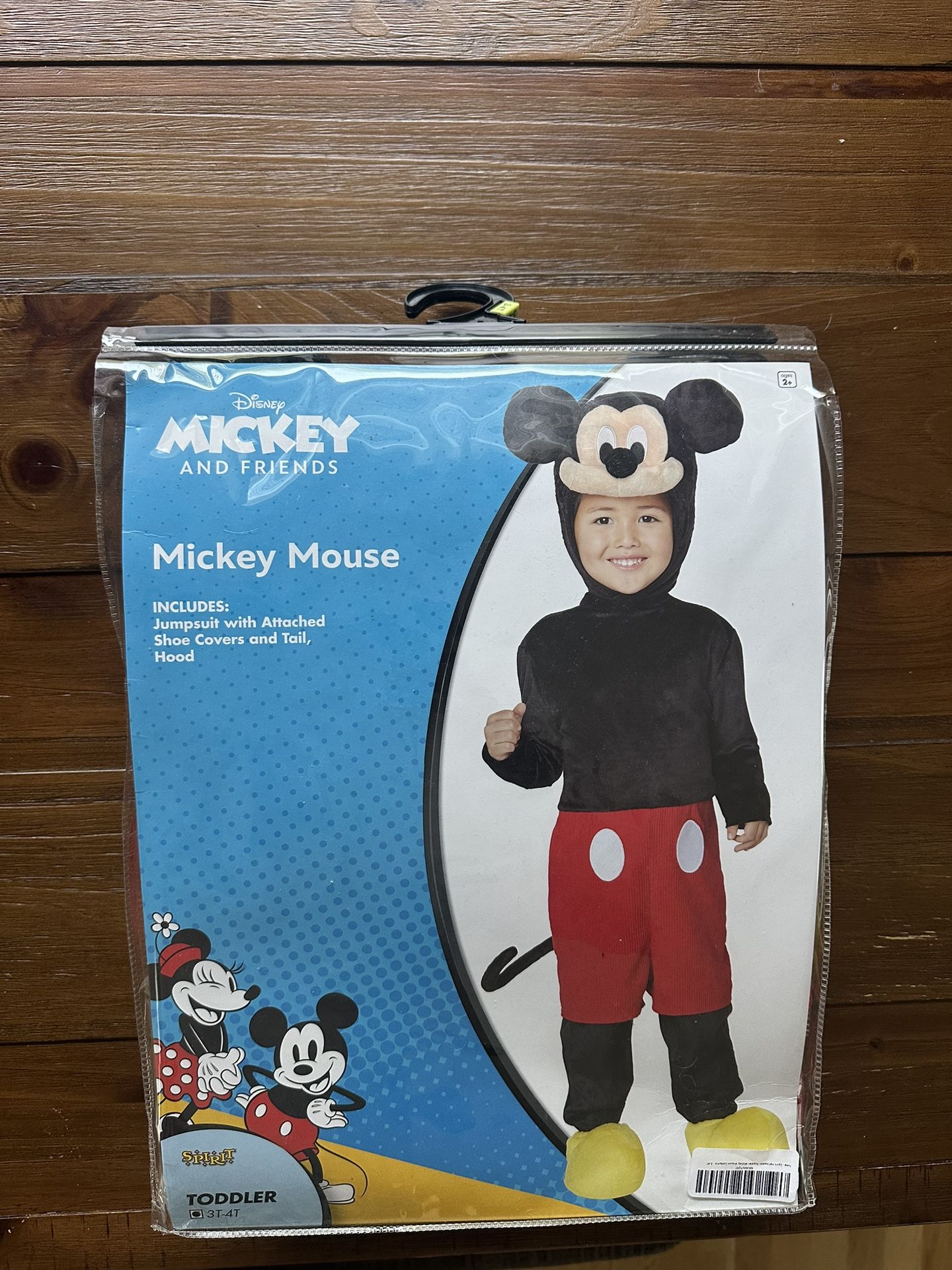 Mickey Mouse Costume 3-4T