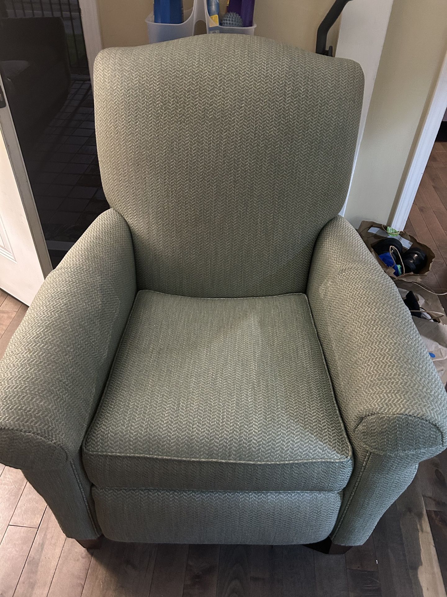 Soft Teal Rocking Chair – Cozy & Classic Vibes