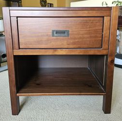 Pine Wood Nightstand