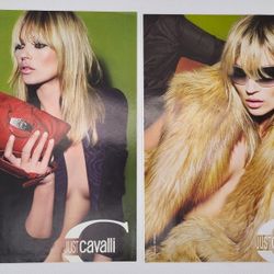 Kate Moss, Just Cavalli Fashion Print Ads Fall 2008