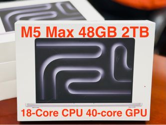 2026 M5 Max Chip 48GB RAM 2TB SSD Macbook Pro 14 inch
