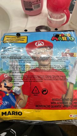 Mario hat and glove