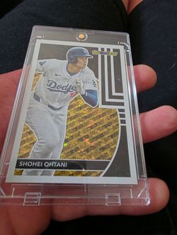 Shohei ohtani LA dodgers Topps Black Gold edition