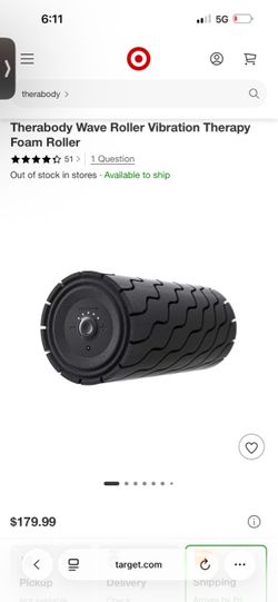Therabody Wave Roller Vibration Therapy Foam Roller