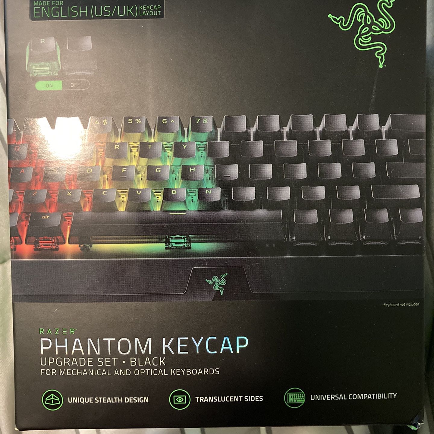 Razer Phantom Keycaps - Black for Sale in Las Vegas, NV - OfferUp