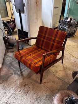 Kofod Larsen for Selig Mid Century Danish Walnut Lounge Chair