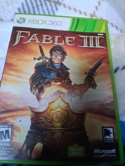 Fable 3 xbox 360 game