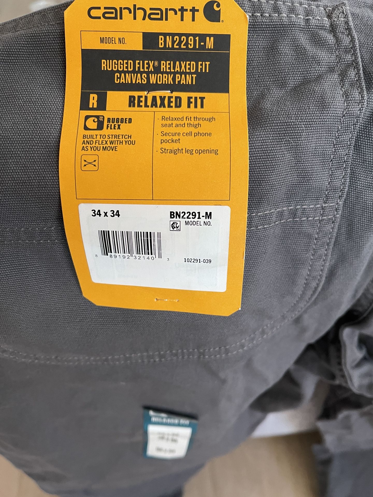 New carthart Grey Pants