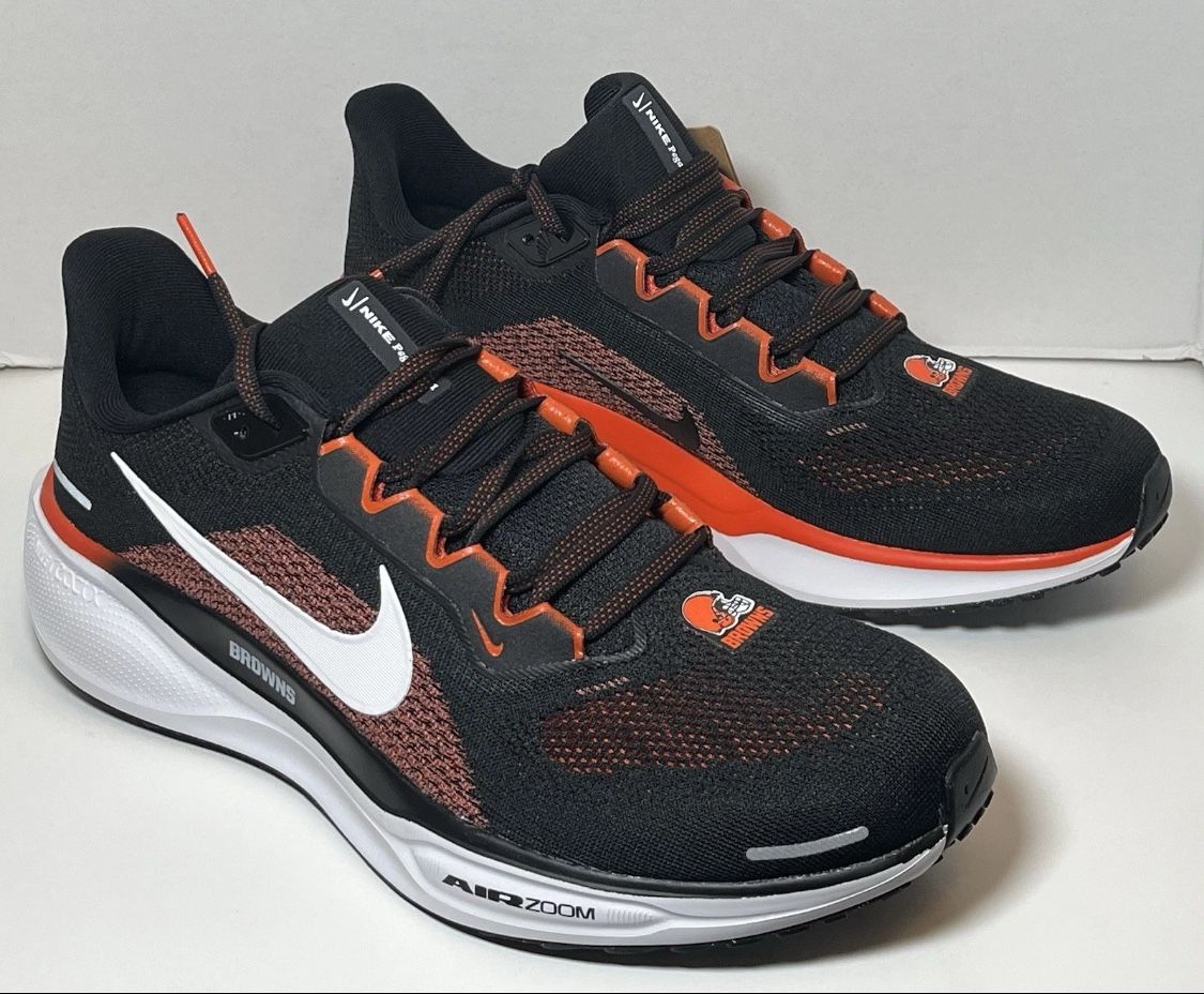 New Nike Air Zoom Pegasus 41 NFL Cleveland Browns Shoes Men's Size 11.5