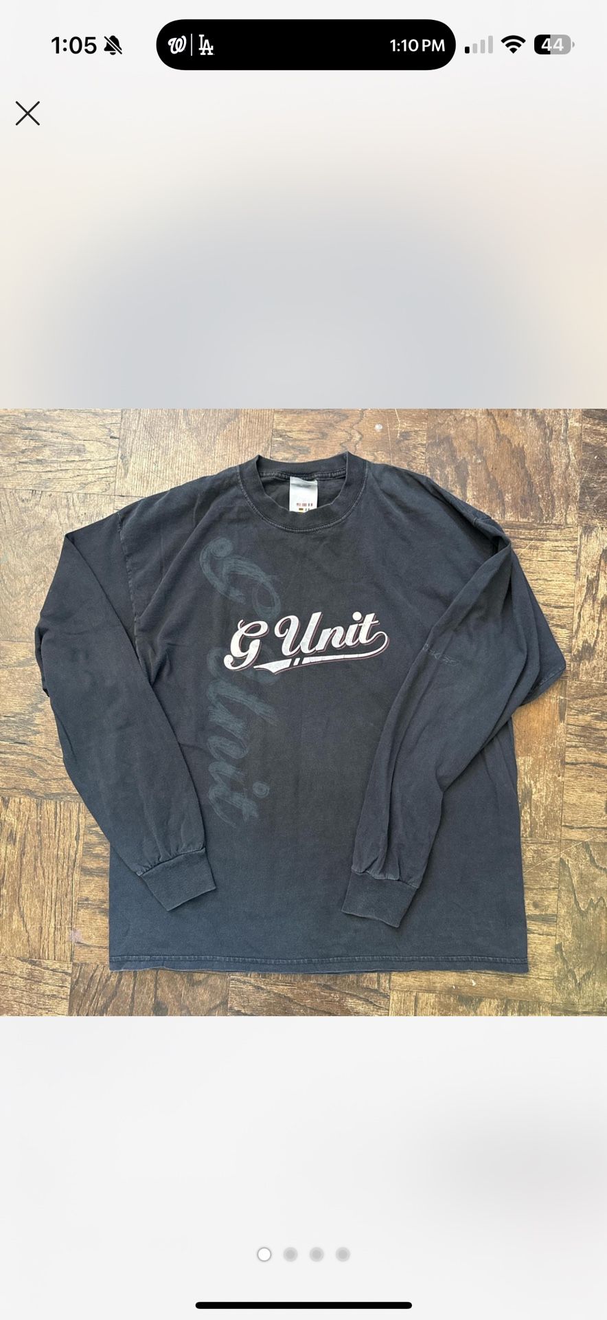 Vintage g-unit Reebok Long Sleeve Tshirt