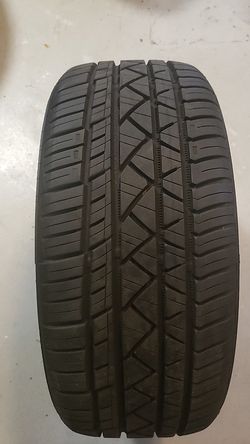 Continental in good condition 1 tire 225 45 17 100%. Tread