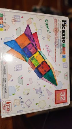 Magnetic  tiles rocket booster set new