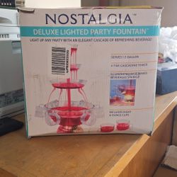 Nostalgia Deluxe Lighted Party Fountain