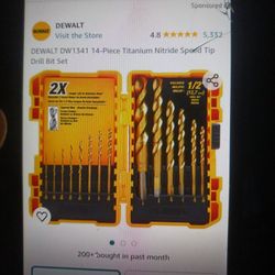 dewalt titanium drill bits