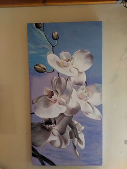 Z Gallerie Canvas Art: Orchids in Tempest