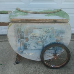 Rustic Antique Tea Cart