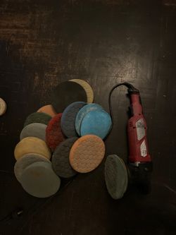 Dual action polisher and foam polishing heads