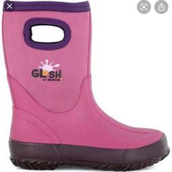 GLosh by Bogs Boots 71244-652 Pink Berry Size 2 Girls. Condition is "Pre-owned". See pictures ask questions and make an offer!