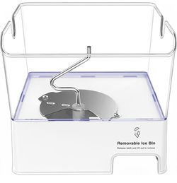 Upgraded WPW10347093 W10347093 Refrigerator Ice Bucket Compatible with Whirlpool, Maytag, KitchenAid Ice Maker