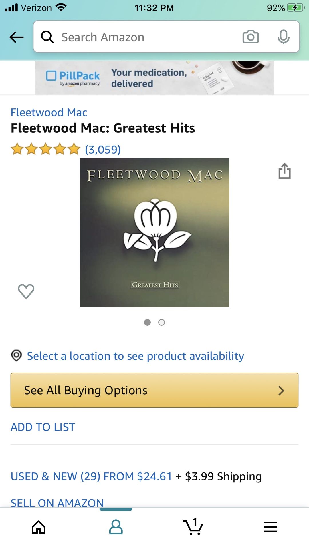 Fleet wood Mac vinyl