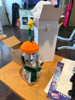 Original Starbucks  snoopy glass cup