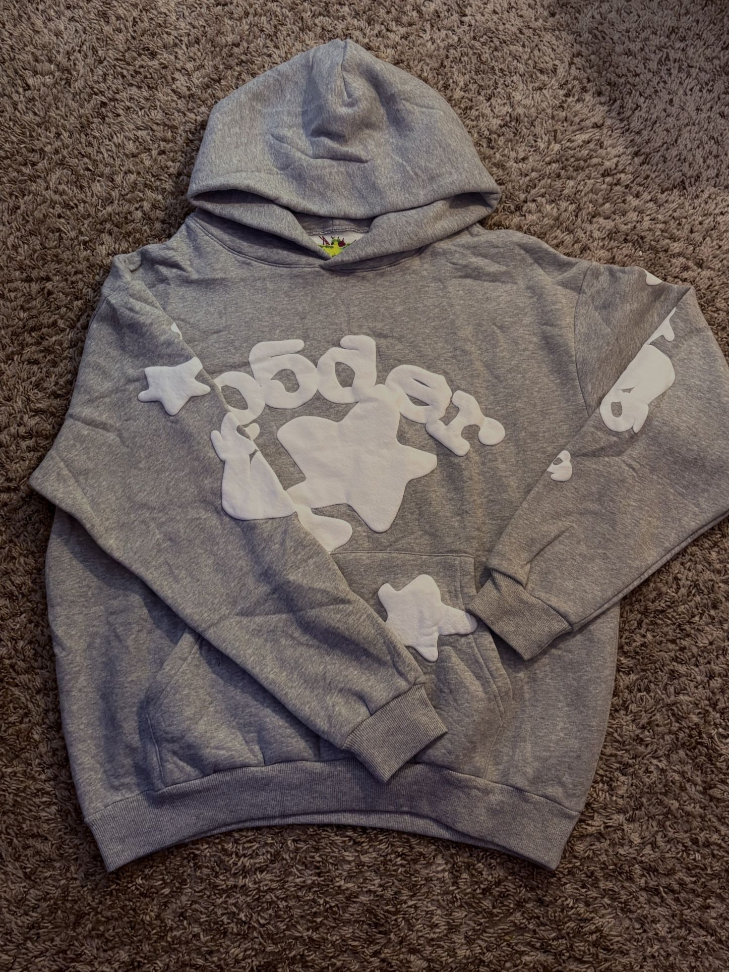 Grey Sp5der Hoodie