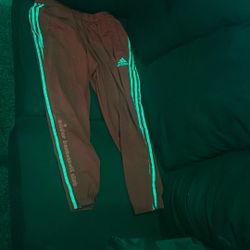 Red Adidas Sweatpants Size Large