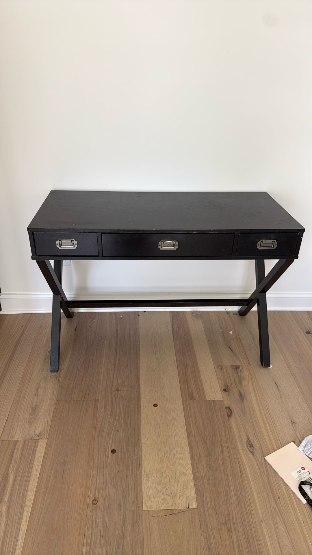 Wood Black desk