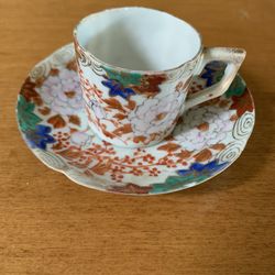 Antique China Tea Cup & Saucer
