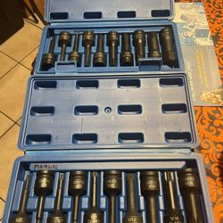 10 pc MM Hexigon and 10pc MM 12 point squareboth 1/2” drive impact $40 each $80 both in n Lakeland I will sell separately as well $40 each 