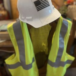 Hard Hat & Safety Vest + Bonus Gift!