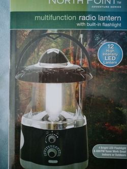 Multifunctional Radio lantern w/ Built-In Flashlight