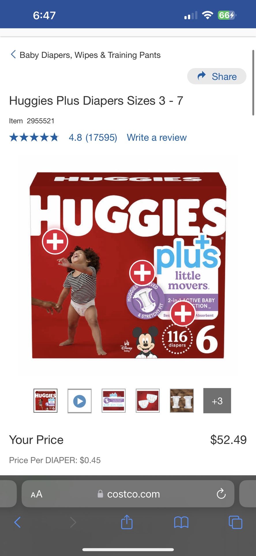 Huggies Size 6