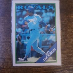 88' Bo Jackson Error Card