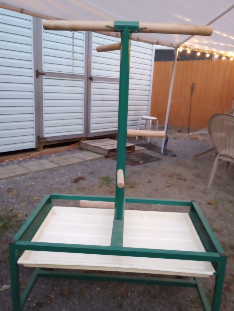 PARROT PERCH PLAYLAND STAND Bird OBO