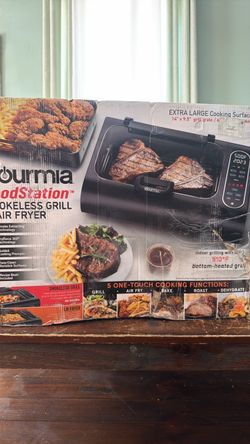 Gourmia Smokeless Indoor Grill Air fryer Combo