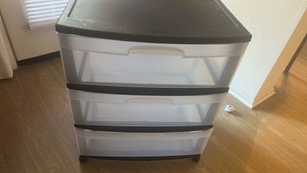 3 Drawer Plastic Wheels