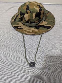Camouflage bucket hat