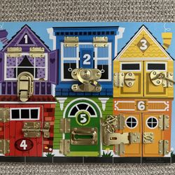 Melissa and Doug Wooden Latch Board  