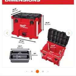 Milwaukee Packouot 22in. XL Tool Box And Tool Trays