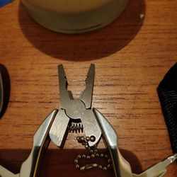 Multitool Stainless Steel Pliers & Mini Wrench Tool Set - Compact 5-in-1 Multipurpose Pliers & Wrench Set
