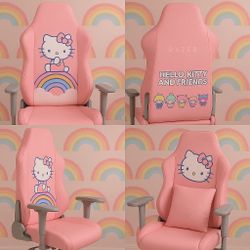 🔥 Limited Edition Razer Iskur X Hello Kitty Gaming Chair – Rare & Discontinued