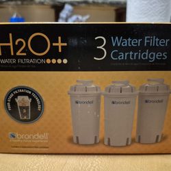 Brondell H2O+ 4 Stage Water Pitcher Filter - Pack of 3,
Model: HF-10
 - Brand New!
