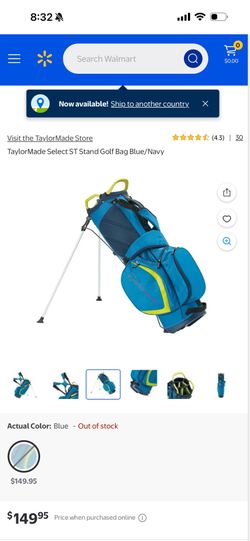 Taylor made golf bag
