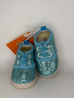 Tendertoes Infant Baby Blue Sequin Sneakers