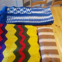 Vintage Knitted Blankets 