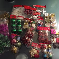 Giant Lot Of New Christmas Decorations