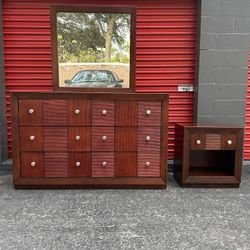 Dresser With Nightstand 