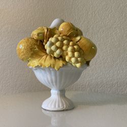 Porcelain Fruit Topiary Centerpiece 