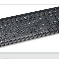 Kensington Slim Type Wireless Quiet Keyboard (Black)